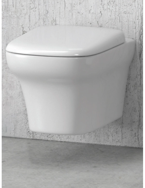 WC sospeso GRACE con sedile freno a ribalta