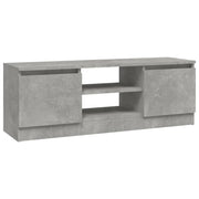 Mobile TV multimediale scaffale TV credenza mobile TV per sala da pranzo soggiorno camera da letto con anta 102 x 30 x 36 cm grigio 02_0026881