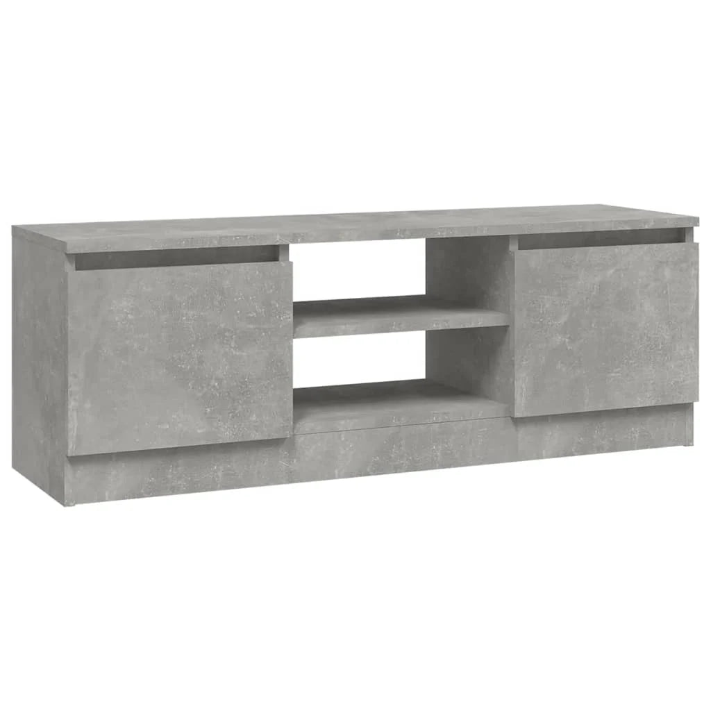 Mobile TV multimediale scaffale TV credenza mobile TV per sala da pranzo soggiorno camera da letto con anta 102 x 30 x 36 cm grigio 02_0026881