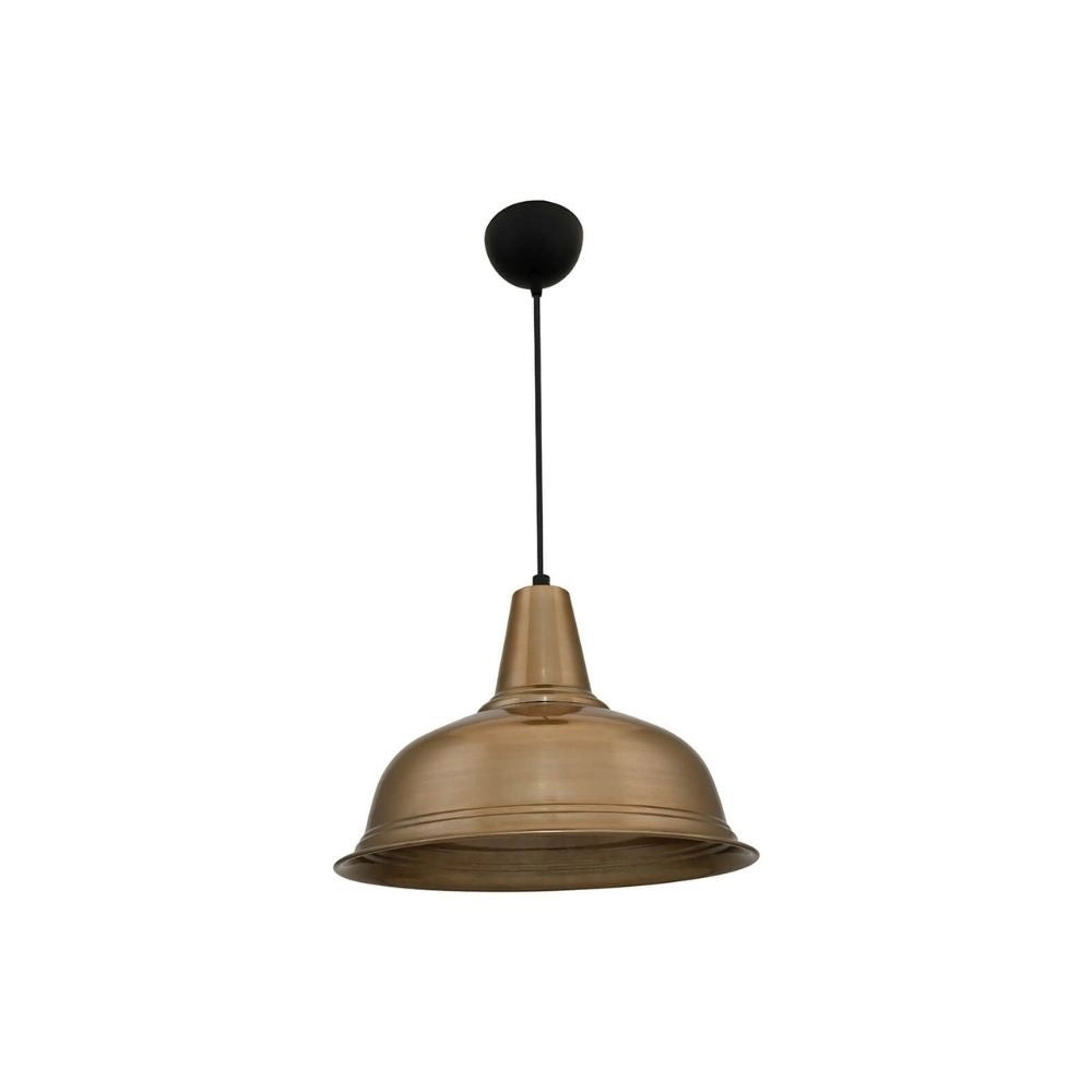 Lampada a sospensione Tampa ASZ1343 con diffusore bronzo EFFEZ