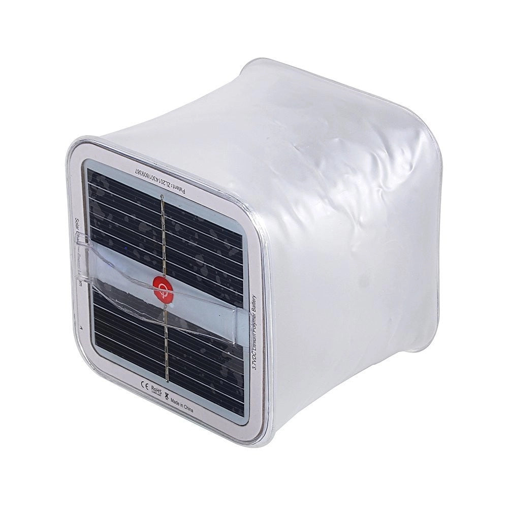 Trade Shop - Lampada 10 Led Solare Gonfiabile Da Giardino Impermeabile Piscina Galleggiante -