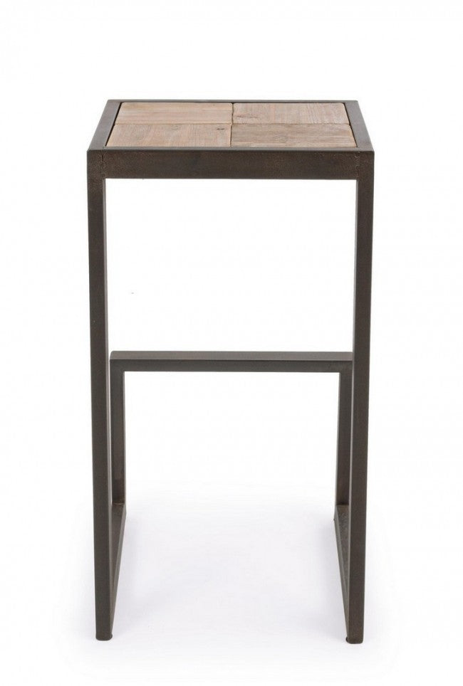 Sgabello Bar Blocks H70 in Metallo