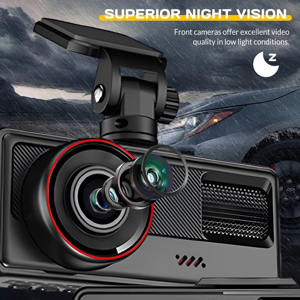Trade Shop - Dash Cam Wifi Hd 1080p Car Dvr Videoregistratore G-sensor Telecamera Anteriore Interna -
