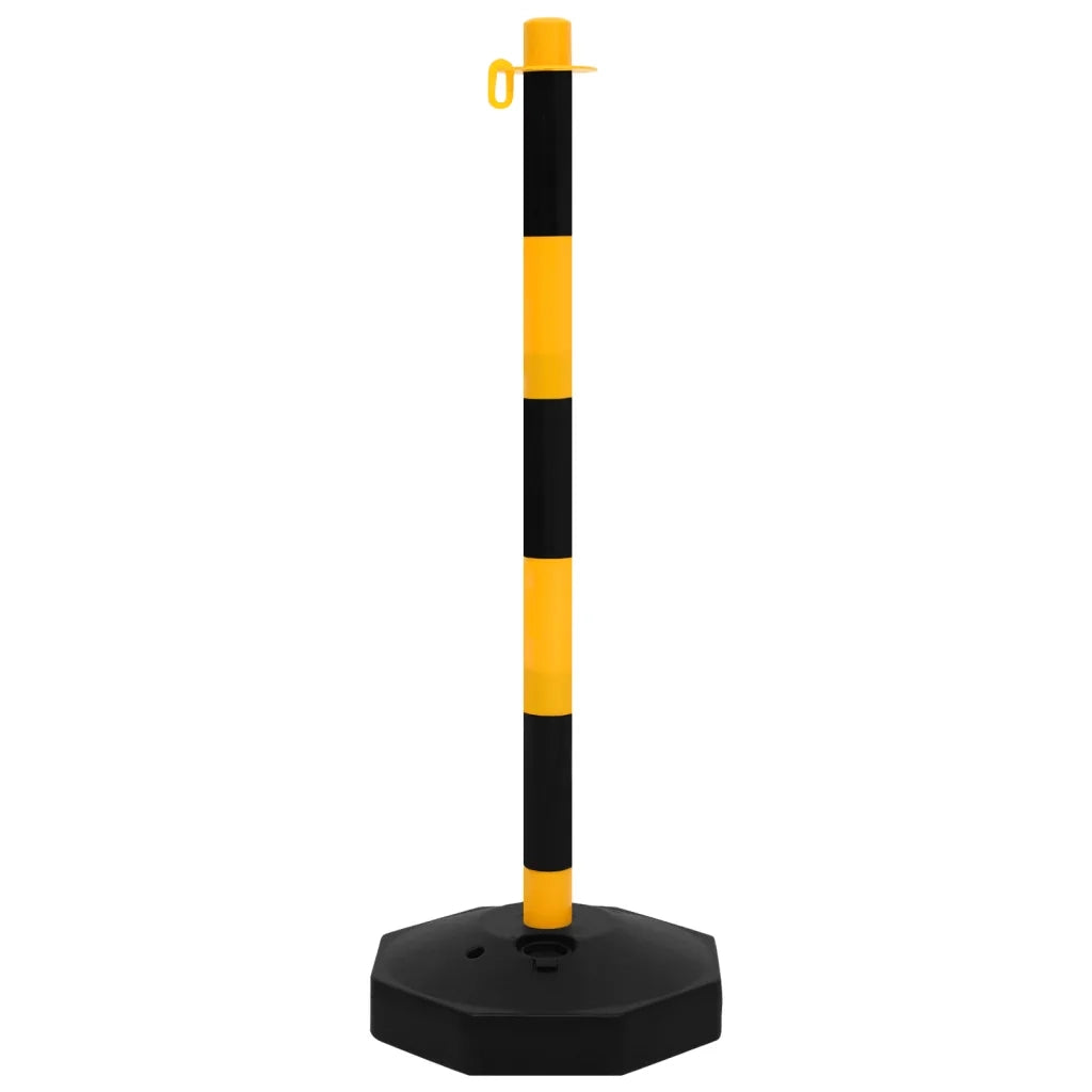 Set di Pali Stradali con Catena in Plastica di 10 m 150956