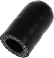 Bomba in Silicone - Cappuccio di Chiusura - Lunghezza 30 mm - Diametro Interno 14 mm - Nero - Resistentente a Temperature Elevate - Cappuccio di Chiusura