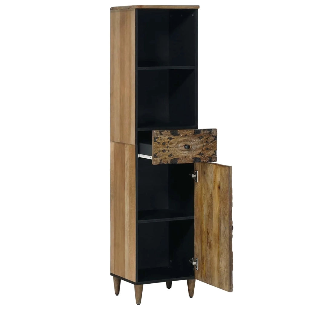 Mobile da Bagno con cassetto Marrone 38 x 33,5 x 160 cm