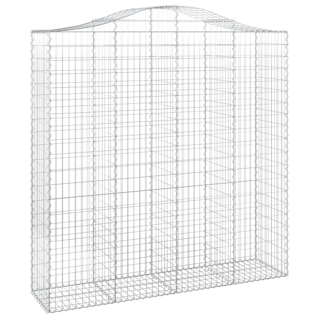 Cesti Gabbioni ad Arco 2 pz 200x50x200/220 cm Ferro Zincatocod mxl 123933