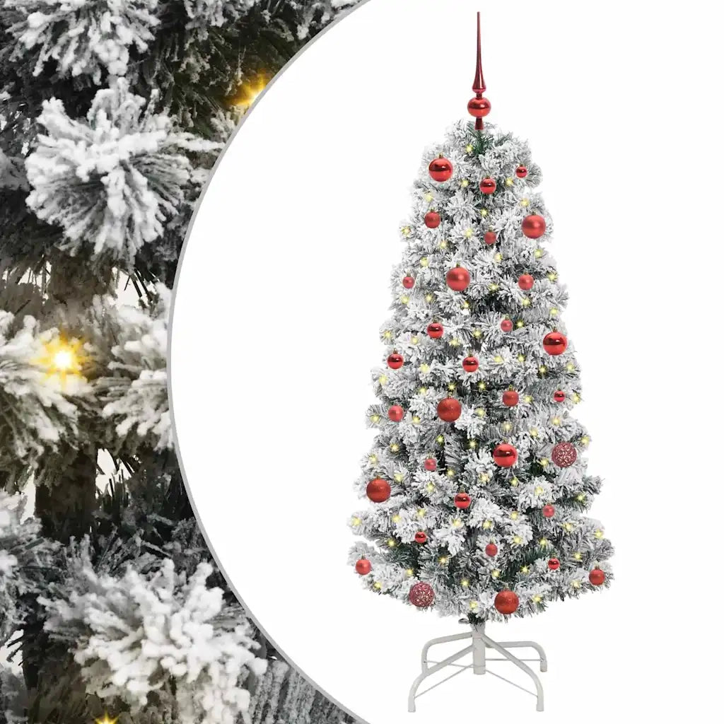 Albero di Natale Artificiale-Albero Natalizio con Rami Pieghevoli 150 cm 837374
