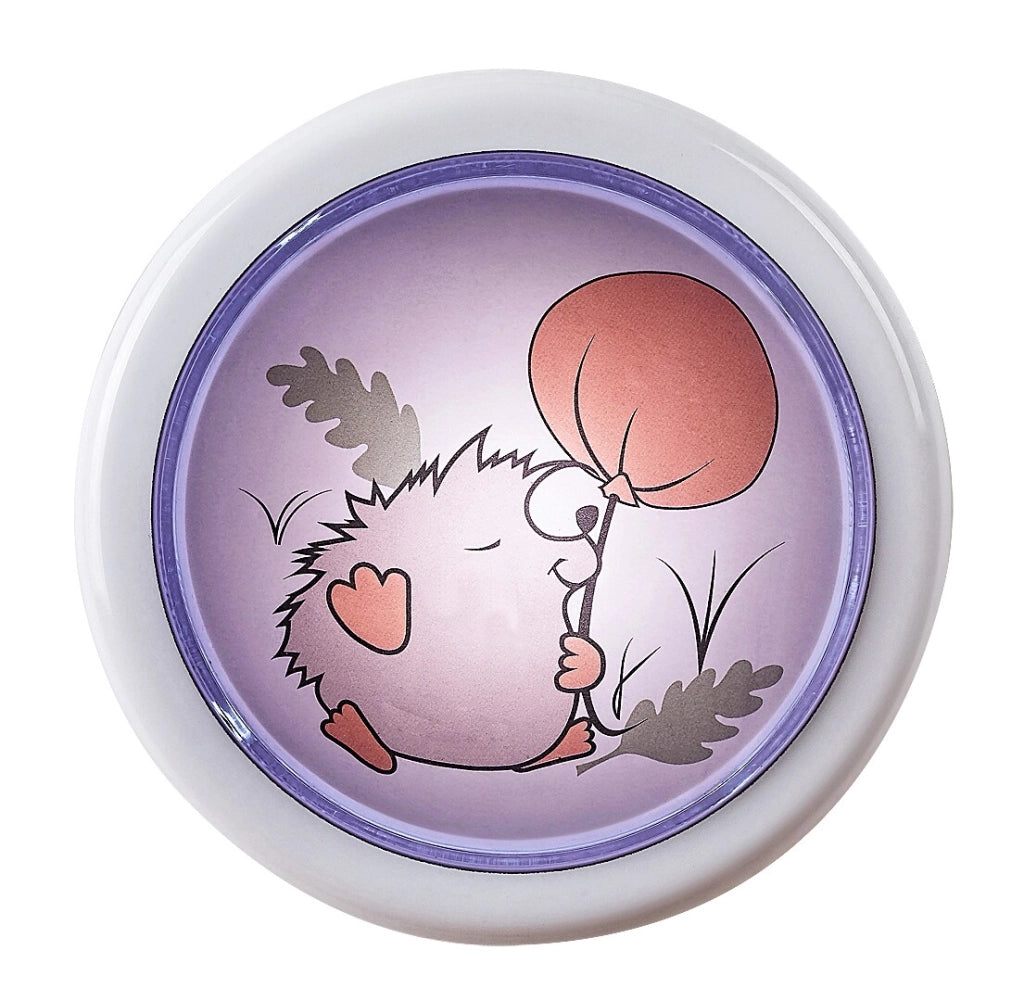 Applique notte bimbi tonda 10cm Riccio LED Hedgy Rabalux