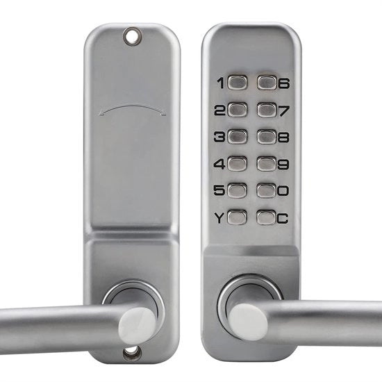 Meccanico digitale deurslot - Codice slot senza chiave - Impermeabile e duraturo - Adatto per casa e ufficio - Codice 11 cifre