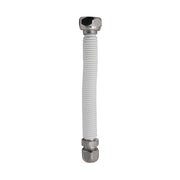 Flessibile estensibile inox acqua 1/2 f bicono 10 mm 280/500 mm