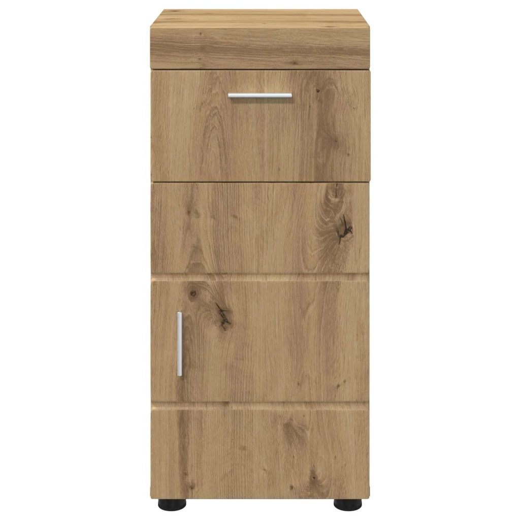 Set di Armadi da Bagno con cassetto TULUM Rovere artigianale 880350