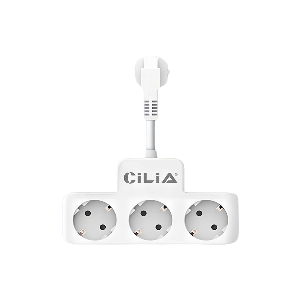 Presa multipla CILIA 10/16 A 230 V ¨C zephmum ¨C Bianco e Nero