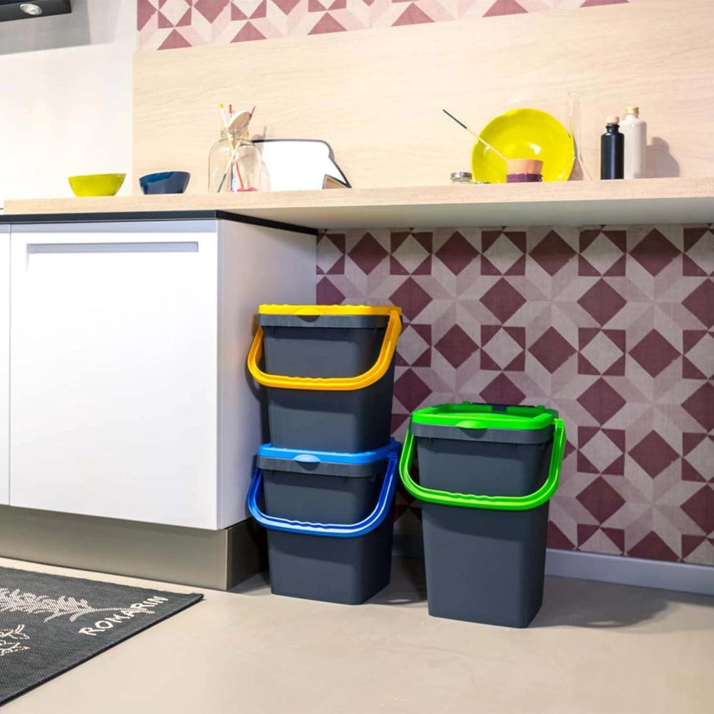 Ecoplast Set 3 Pattumiere 35L Differenziata