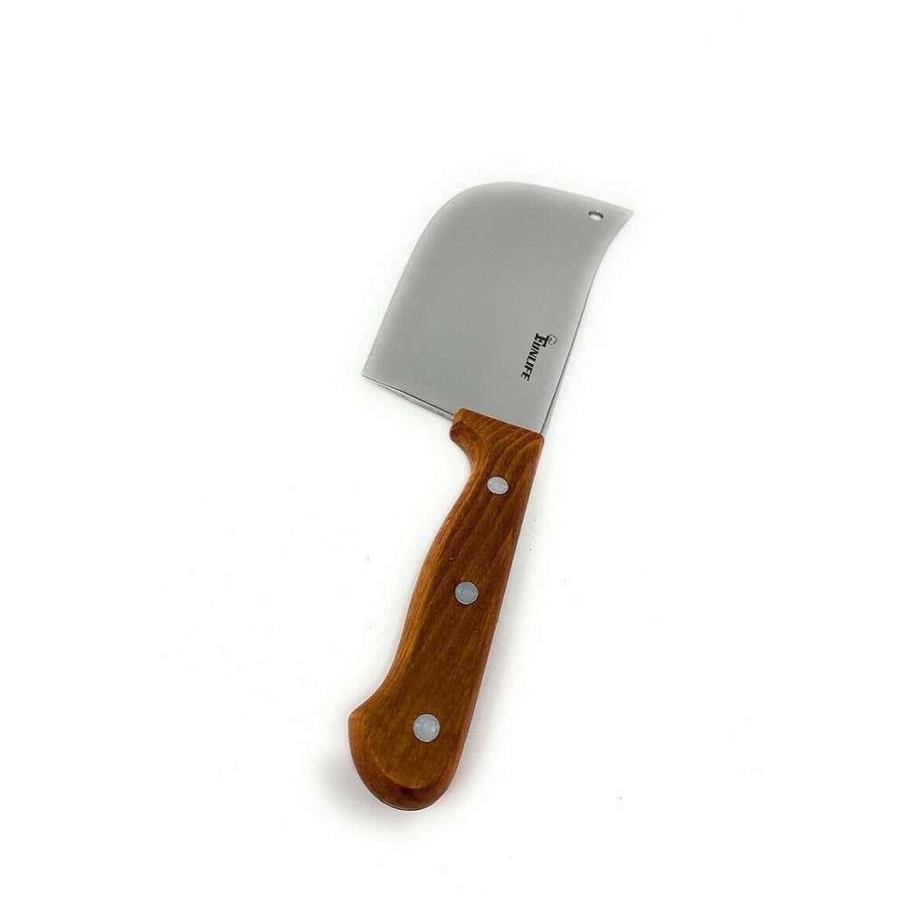 Trade Shop - Coltello Da Cucina Mannaia Con Lama In Acciaio Utensile Per Affettare Tagliare -
