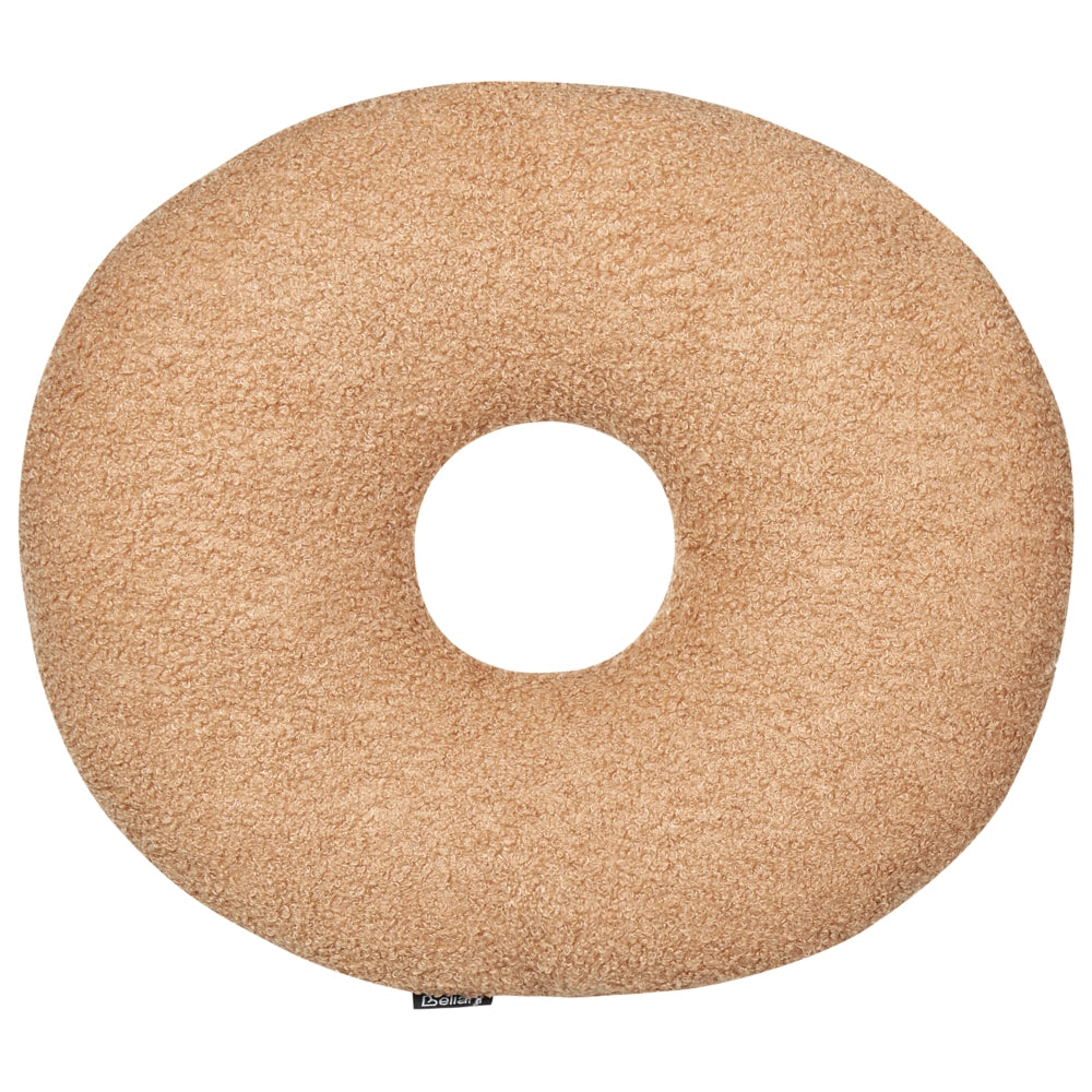 Set di 2 cuscini in tessuto decorazione tessile marrone chiaro a forma delle lettere XO divano soggiorno camera da letto