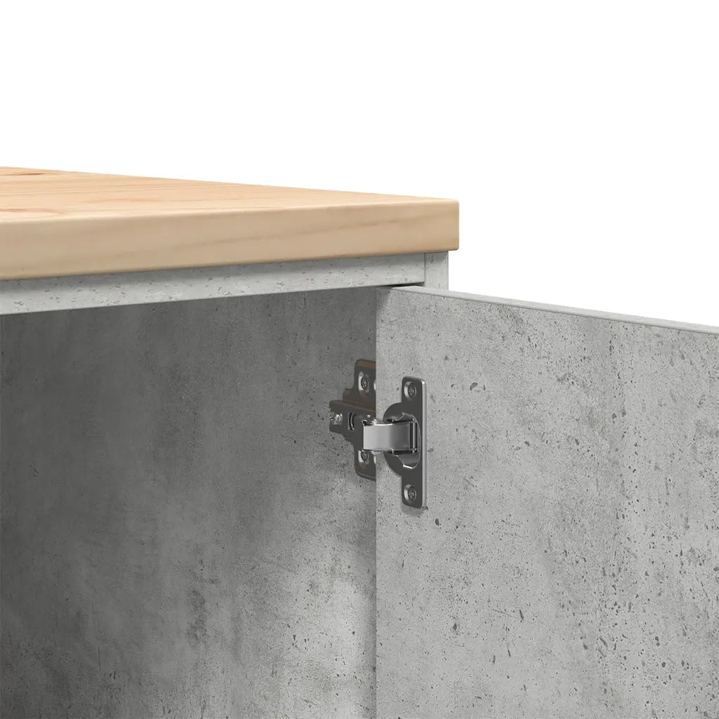 Armadietto da Garage Grigio cemento 40x51x85 cm CFW2152313