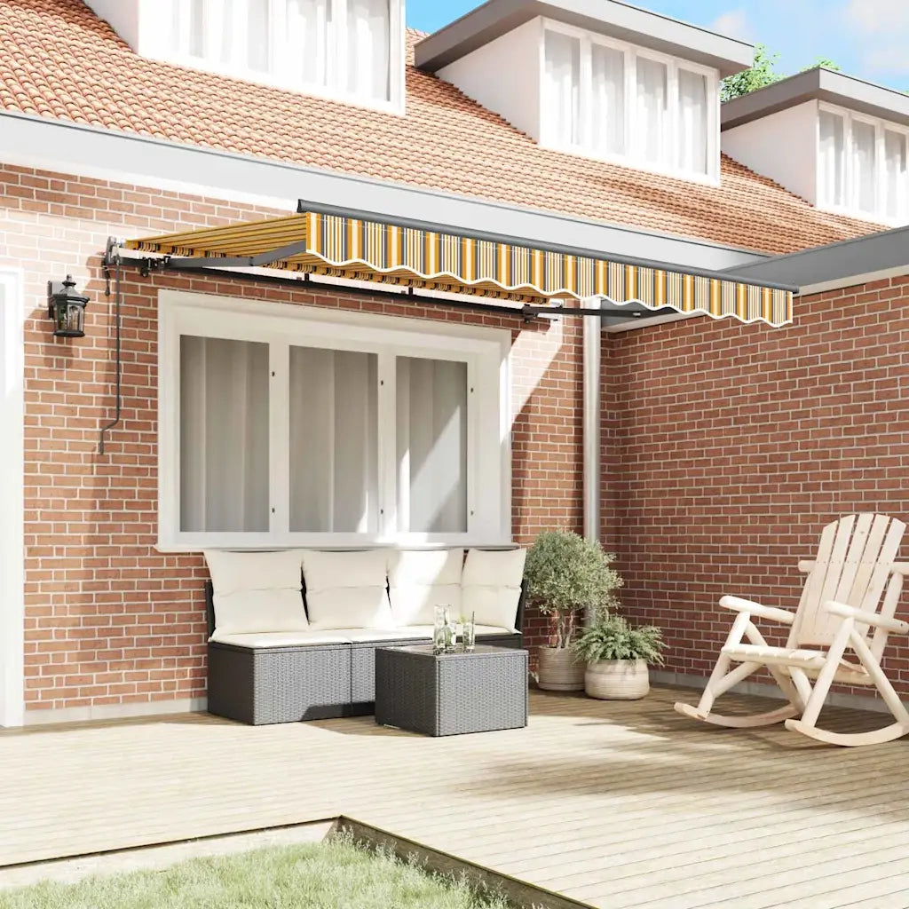 vidaXL Tenda Retrattile Multicolore 250 x 200 cm