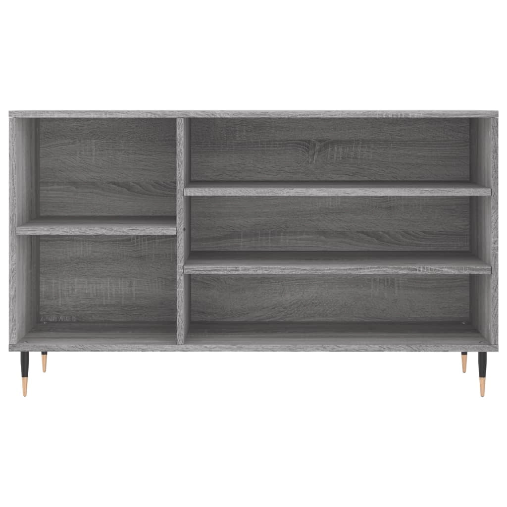 Scarpiera mobile contenitore per scarpe mobile per ingresso/corridoio/soggiorno design Sonoma 102 x 36 x 60 cm legno ingegnerizzato grigio 02_0022053