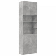 Credenza | Madia | Buffet da pranzo | Armadio da pranzo Grigio Cemento 80x42,5x249 cm in Legno Multistrato