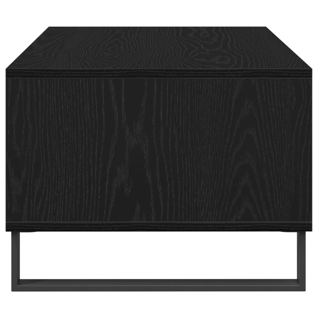 Tavolino da caffÃ¨  Nero Rovere 90x50x36,5 cm Legno ingegnerizzato