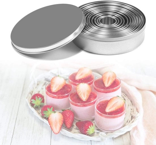 Set di 12 Spiedini per Biscotti in Acciaio Inossidabile - Facile da Pulire - Ideali per Biscotti/Pasta di Pasta/Gli Altri Dolci