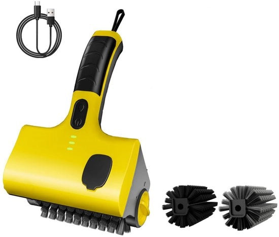 Aspiratore elettrico per griglia - Pulitore di griglia con serbatoio d'acqua - Aspiratore elettrico per griglia wireless ricaricabile per esterni - Acciaio inossidabile 304, IPX7 resistente all'acqua