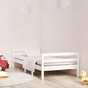 Giroletto senza Materasso Bianco 80x200 cm Legno Massello Pino 821630