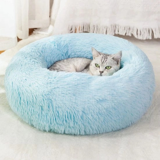 Letto per gatti per interni, 60 cm letto per cani piccoli e grandi, letto per cani lavabile per cuccioli e gattini con fondo antiscivolo.