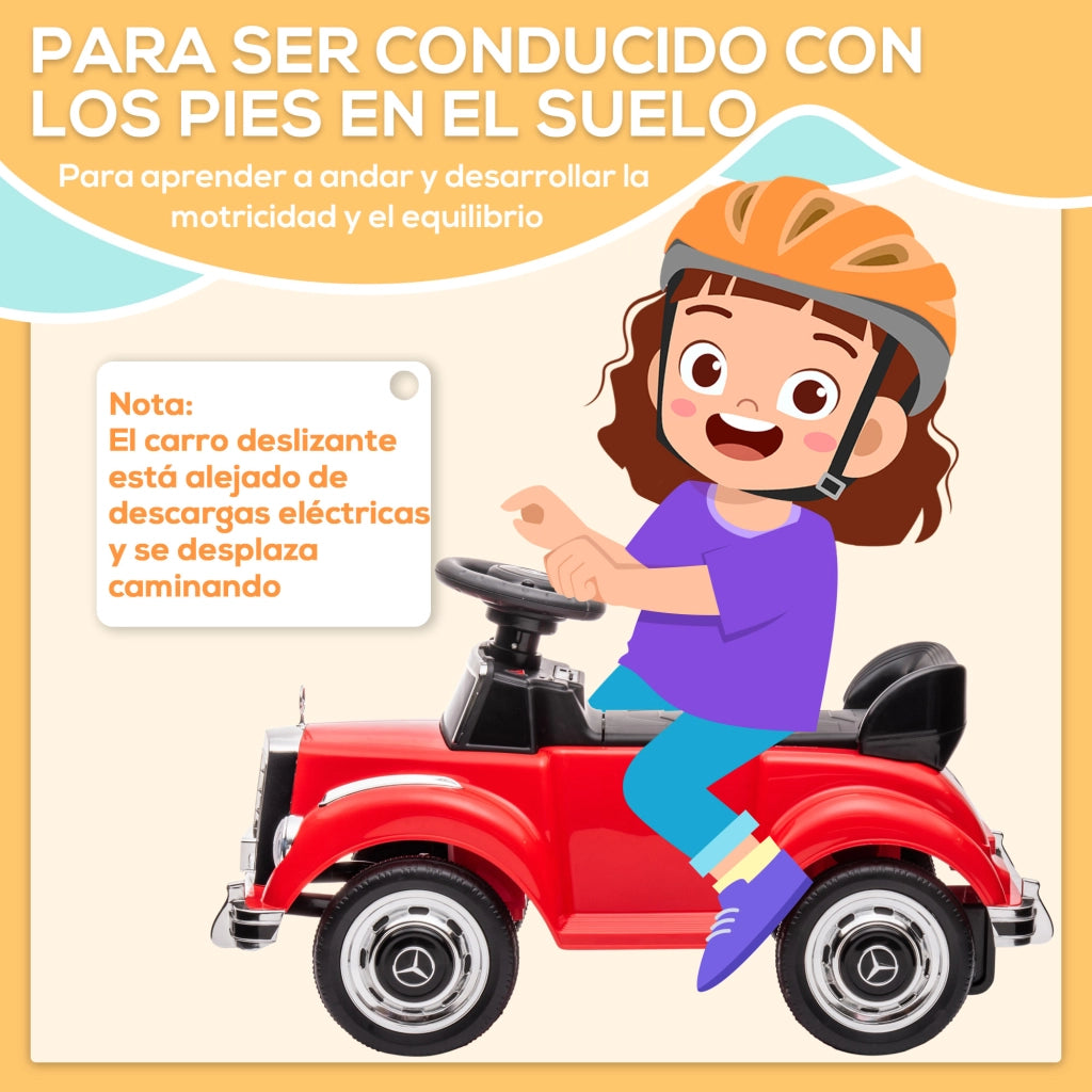 Correpasillos Bambini con Contenitore ¨C Zephmum ¨C Rosso 77.5x41.5x45 cm