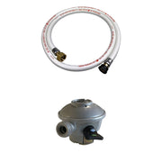 Tubo flessibile per gas propano quick-on con regolatore di pressione,