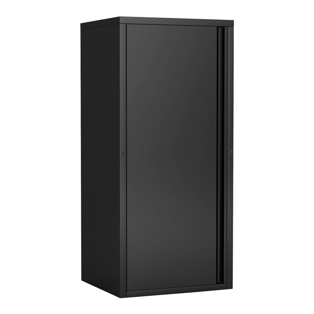 Armadio a Colonna Burlöv in Metallo Mobile per Archivio 88 x 40 x 35 cm Nero [en.casa]