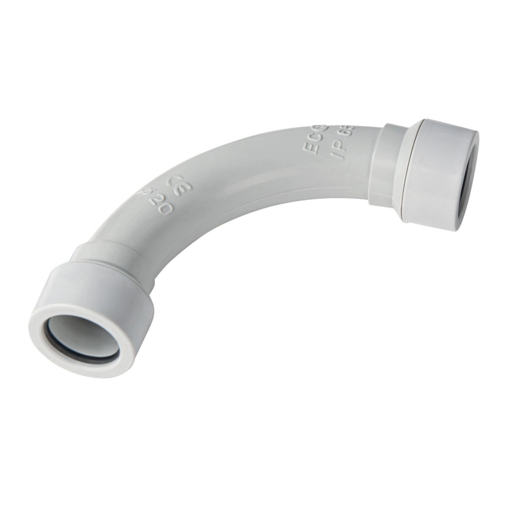 CURVA A 90 GRADI IP65 TUBO/TUBO D.16MM