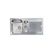 CM Zenith plus 100 x 50 2V Lavello ad incasso Rettangolare Acciaio inossidabile