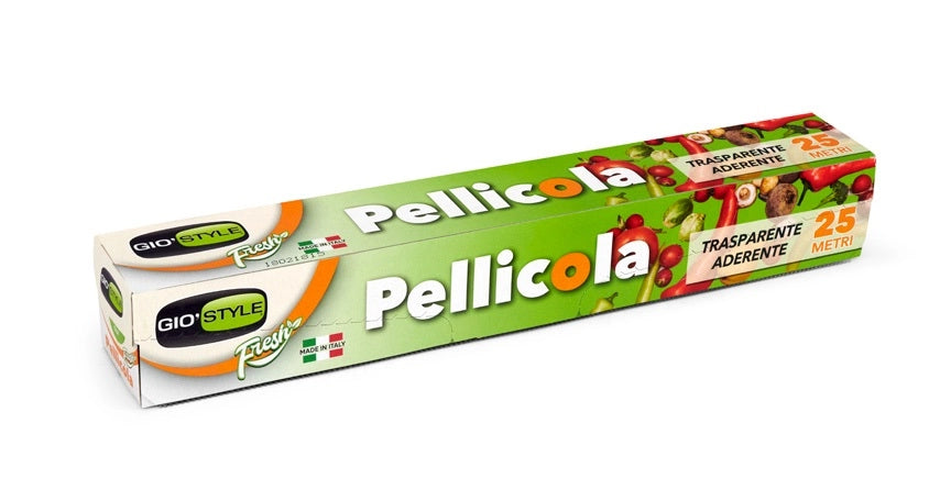 Rotolo Pellicola da Cucina Trasparente 25 Metri Giostyle