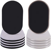 Pannelli di scorrimento 8-Pack - Grosse scorrevoli riutilizzabili - Gomme scorrevoli per mobili - Adatti per tappeti/superfici dure - 24,1 cm x 14,6 cm