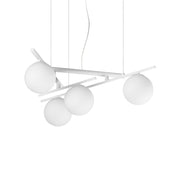 Lampadario Atlas 4 Luci G9 Bianco