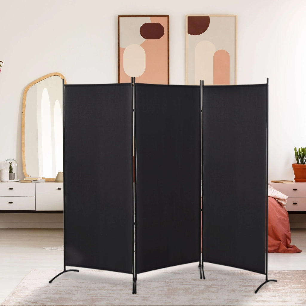Libreria Divisorio Scaffale ¨C Zephmum ¨C Nero Metallico 3 Pezzi