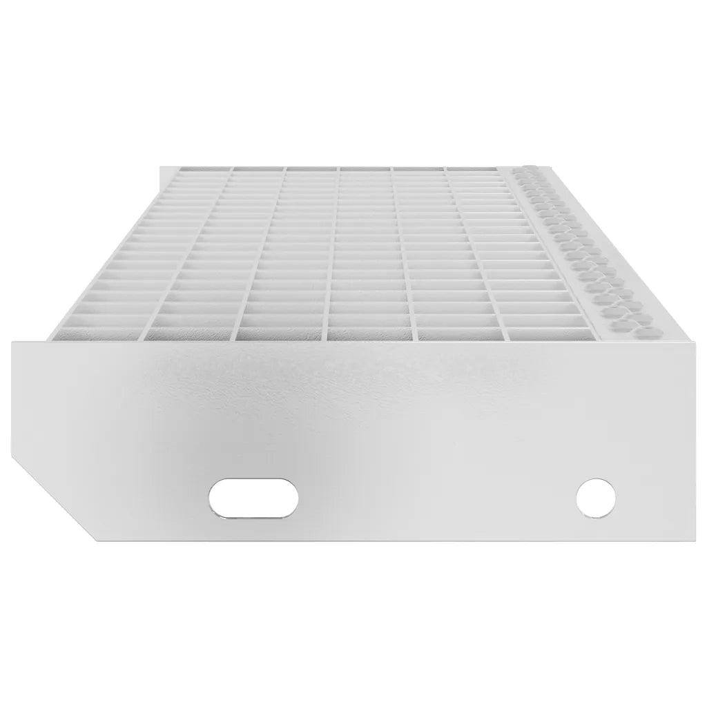 Tappetino per Scale | Gradino in Griglia 80x24x7 cm Acciaio Zincato