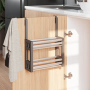 Organizer Sotto Lavello-Armadietto da bagno 34x12x26 cm in Alluminio