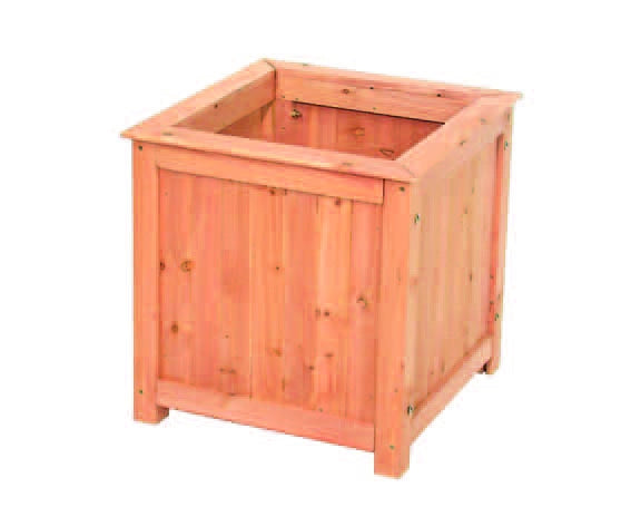 FIORIERA IN LEGNO QUADRATA  cm.40x40x40h.    VETTE