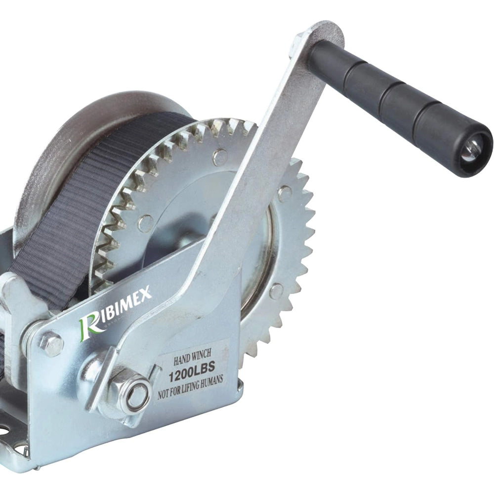VERRICELLO MANUALE A CINGHIA 7mt ARGANO PARANCO PORTATA MAX 540KG RIBIMEX PRTRM540S