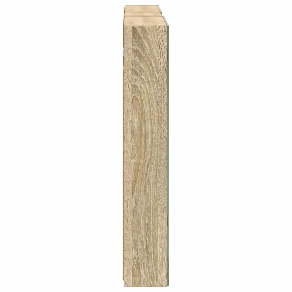 Set di Armadi da Bagno con porta 3 pcs 100 x 10,5 x 60,5 cm 3403698