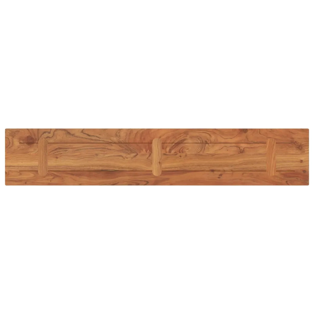 Piano Tavolo 160x20x3,8 cm Rettangolare Legno Massello Acacia 370953