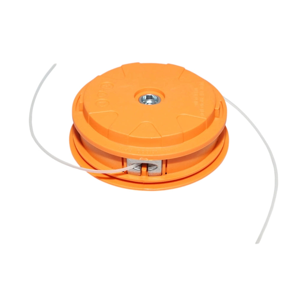 Testina tamburo decespugliatore in alluminio M10x1,25mm, filettatura 3mm, universale Tap&Go automatico