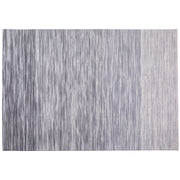 Tappeto Grigio Lana e Poliestere 160 x 230 cm Tessuto a Mano Design Moderno
