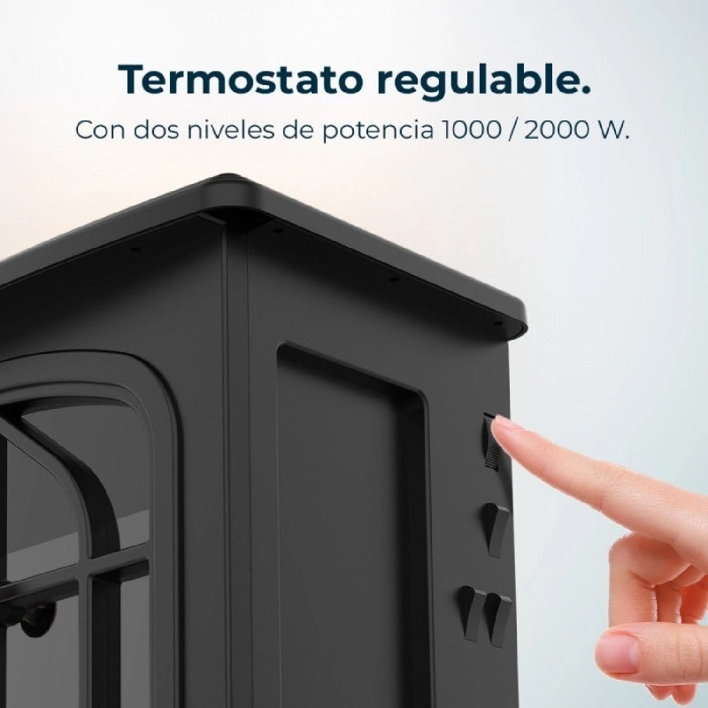 CECOTEC 08268 - Caminetto elettrico ReadyWarm 2000 Flames