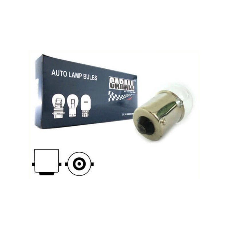 10 Lampade Alogene Sferiche G18,5 BA15S 12V 10W R10W per Auto e Barca