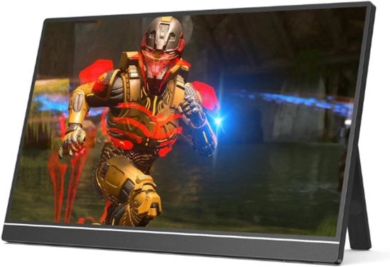 Monitor da 16,1" - 144Hz FHD IPS - Sostegno singolo - HDMI - Tipo-C - USB-C - Protezione degli occhi - Per gaming su laptop - PC - Mac - PS3/4/5 - Xbox