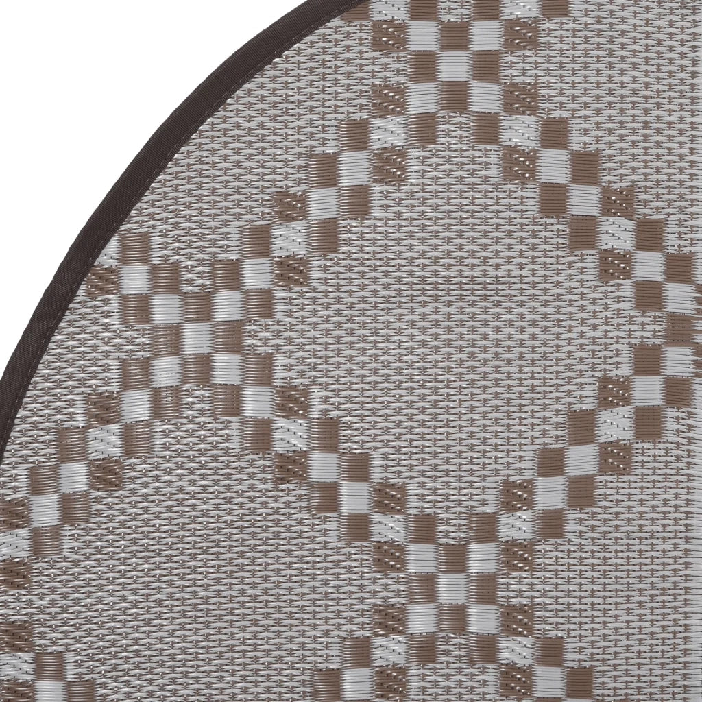 Tappeto da Esterni ARAKIL Marrone ?120 cm in PP CFW7271326